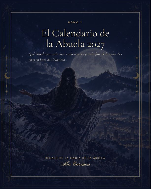 Portada del Calendario de la Abuela 2027